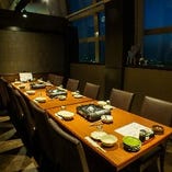 お洒落な個室多数／各種シーンに◎