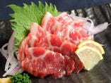 熊本名物『馬刺し』
柔らかさと歯ごたえが絶妙なバランス！