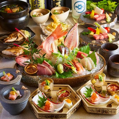扉付き完全個室 3時間飲み放題 旬魚と串焼き 海炎 飯田橋店_ご宴会に!美味しい和食がずらり