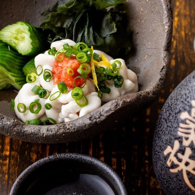 扉付き完全個室 3時間飲み放題 旬魚と串焼き 海炎 飯田橋店_真鱈白子ポン酢