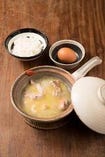 骨付きさつま鶏のスープ炊き（雑炊セット）