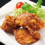 鶏の山椒炒め
-Spicy Fried Chicken-