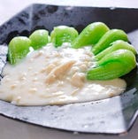 鶏と野菜のクリームソース煮
-Shredded Chicken W/White Sauce-