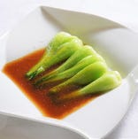 野菜のオイスターソース炒め
-Green Vegetable W/ Oyster Sauce-