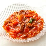牛肉とトマトの炒め
-Beef W/ Tomatoes Saute-