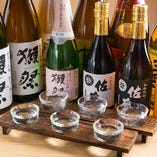 本日の日本酒 きき酒3種
