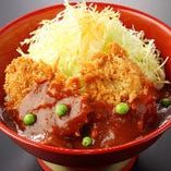 ヒレデミかつ丼