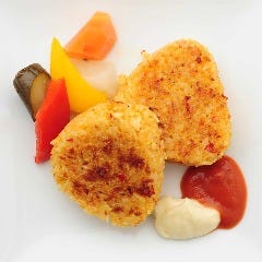 スペインのちょっと居酒屋 バルマル 赤坂見附_◆パエリアの焼きおにぎり