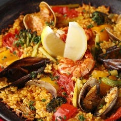 スペインのちょっと居酒屋 バルマル 赤坂見附_【席のみ予約】《ぐるなび特典》パエリア全品半額サービス♪１８時半まで１００円カルパッチョ♪
