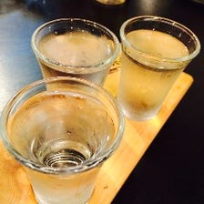 日本酒3種を飲み比べ！888円（税抜）