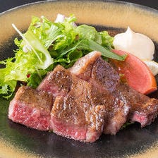 【人気】黒毛和牛網焼きステーキ