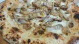 イタリアの松茸”ポルチーニ”のピッツァ