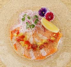 オレンジ香るサーモンカルパッチョ