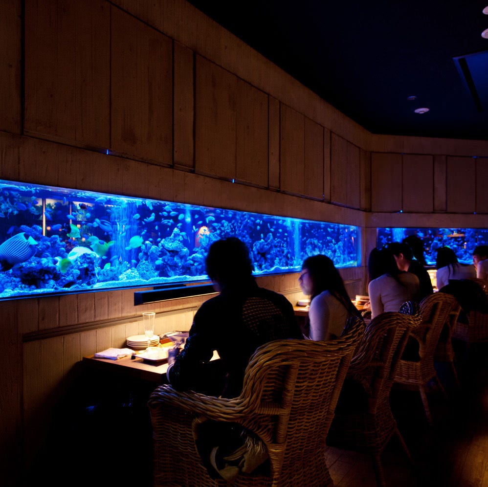 アクアリウム 新宿ライムイタリアン 新宿三丁目店 店内 ぐるなび