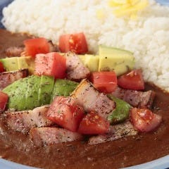 アボカドベーコントマトカレー