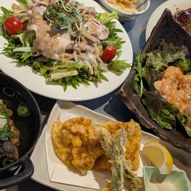 弁兵衛 横川店_サワラみぞれ煮・エビマヨ 〆に広島流お好み焼き【飲放】付4,700円コース