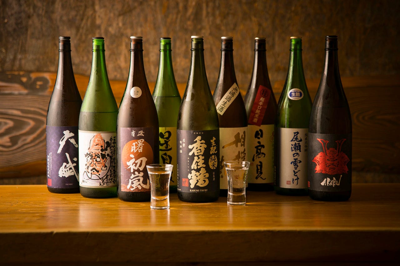 北海道から沖縄まで、日本酒47種類！