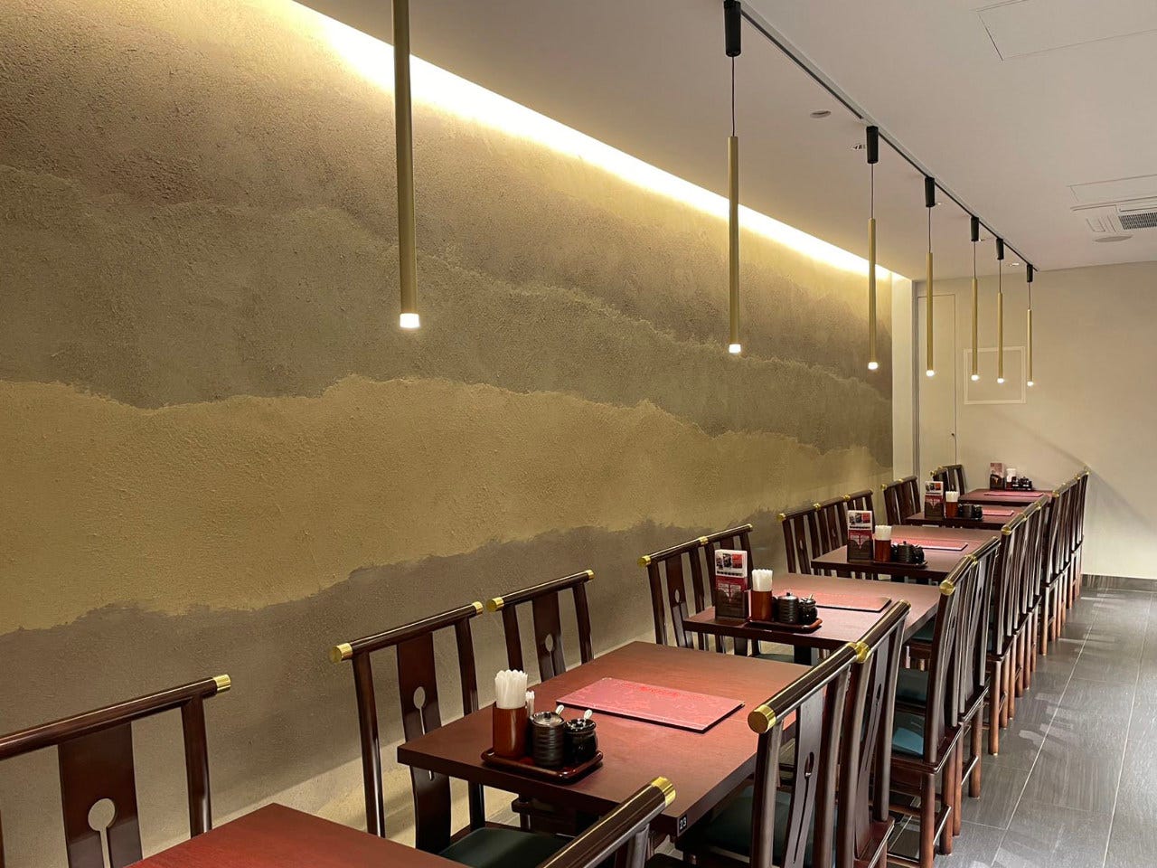 陳家私菜 銀座店の店内の様子