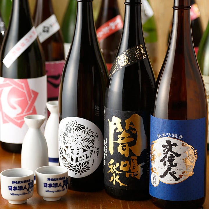 日本各地の銘酒40種以上を常備！