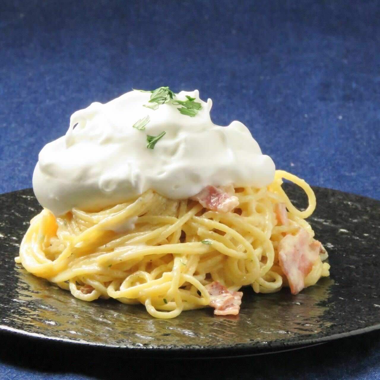 新登場】新感覚カルボナーラ！？驚きと感動の泡パスタなど…♪2H[飲み