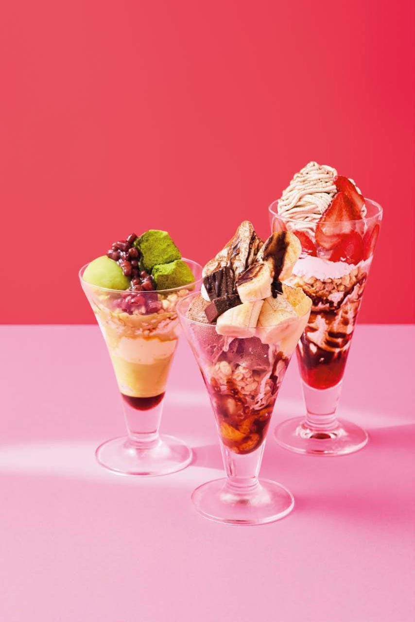 iDOLcafeベイビーエースパフェセット ベビーフェイスプラネッツ フレスポ新潟赤道店 メニュー：Sweets