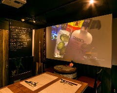 プロジェクターあり◎サプライズ動画の放映やスポーツ観戦に