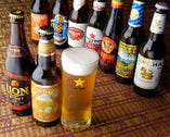 10種類のアジアビールでカンパーイ♪