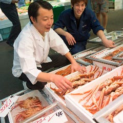 ◆近江町市場　大口水産より仕入れる蟹！