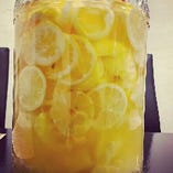 岩城島レモンの自家製レモンサワー