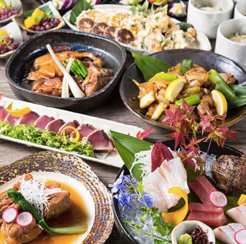 牛肉タタキと鮮魚タタキ食べ比べコース 2時間飲み放題付き全8品4000円 3000円 税込 忘年会 宴会の詳細 250席全席扉付き完全個室居酒屋 わらやき道場 新橋駅前店 新橋 居酒屋 ぐるなび