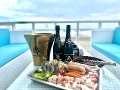 由比ヶ浜海を見ながら手ぶらでバーベキュー海の家ビーチサウンド 