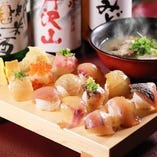 『おまかせ漁師 てまり寿司』※小田原市地魚取り扱い店認定！