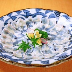 【名物】かぼす平目のてっさ