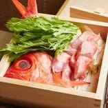 金目鯛とたっぷり野菜の蒸篭