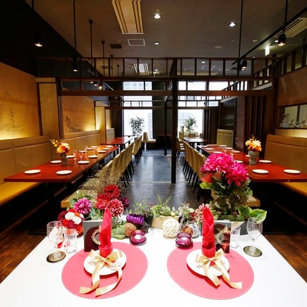 結婚式二次会など貸切でのご利用に 3h飲み放題 会場は4時間ご提供 本格中華6品で4 3円 税込 の詳細 個室 健康中華 青蓮 横浜みなとみらい店 みなとみらい 居酒屋 ぐるなび