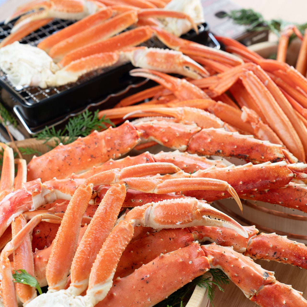 京都かに銀のたらば蟹本ずわい蟹食べ放題コース