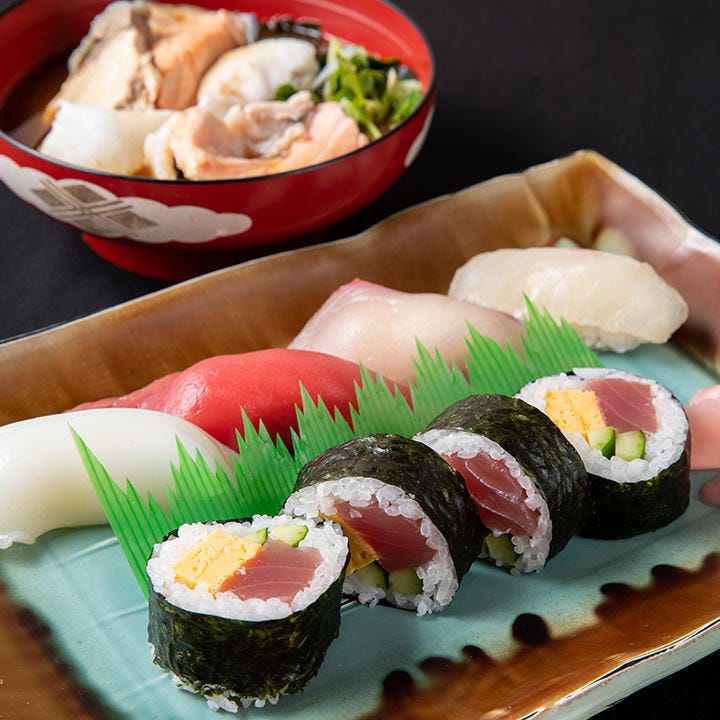 季節の鍋と寿司食べ放題 市場ずし 中央店 ランチメニュー ぐるなび