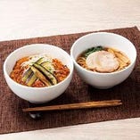 肉味噌丼&ミニラーメン