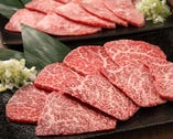 当店の黒毛和牛は全て最高ランクA5肉を使用しております