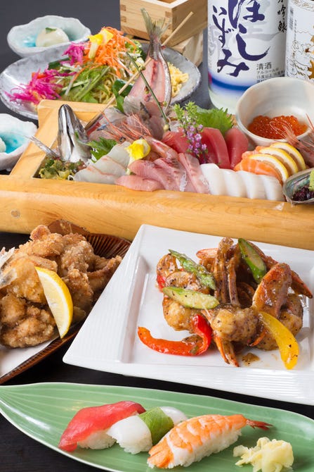 江戸前寿司食べ放題と日本酒bar ふらり寿司 名古屋駅はなれ 名駅 居酒屋 ぐるなび