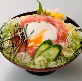 すし屋 田ざわ 越谷レイクタウン店 メニュー 19 ねぎとろ丼 温泉卵付 ぐるなび