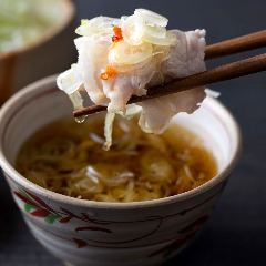 【蟹・牛肉・豚肉】名物出汁しゃぶ