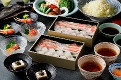 【厳選豚肉】出汁しゃぶ会席 「深山桜 みやまざくら」