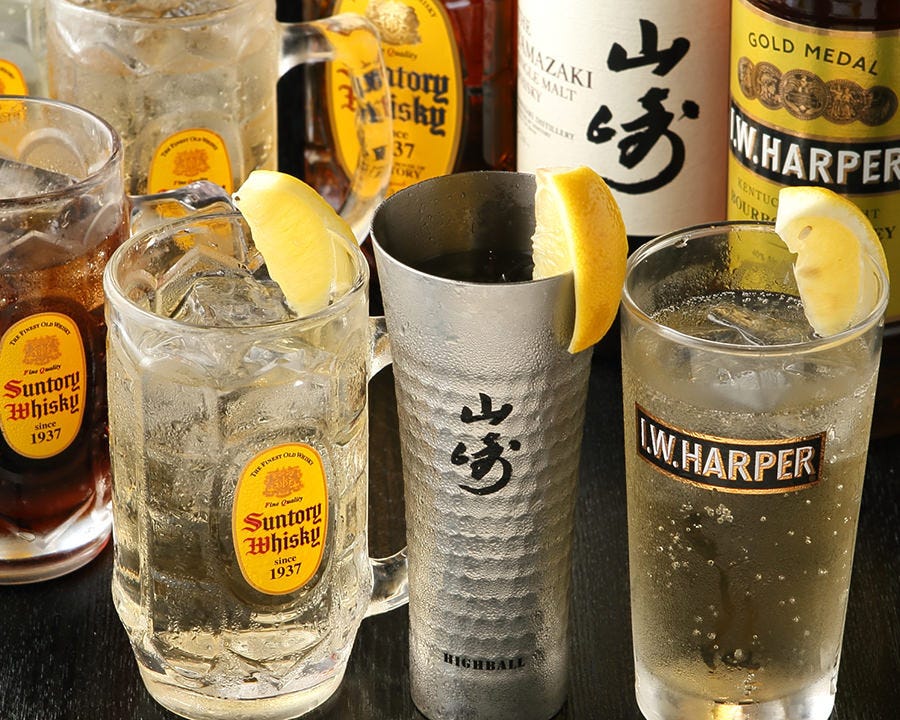 ハイボール各種ご用意