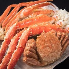 リーズナブルに北海道の蟹を愉しむ！