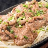 熟成ラムロース鉄板焼き