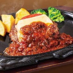 フォルクス 港北ニュータウン店_＜牛100％＞ミートソースハンバーグ170g