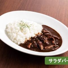 フォルクス 港北ニュータウン店_切り落とし牛すじ肉の黒カレー