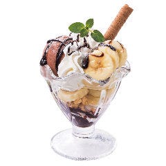 フォルクス 港北ニュータウン店_チョコバナナパフェ