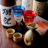 オススメの日本酒、限定酒もご用意しております。